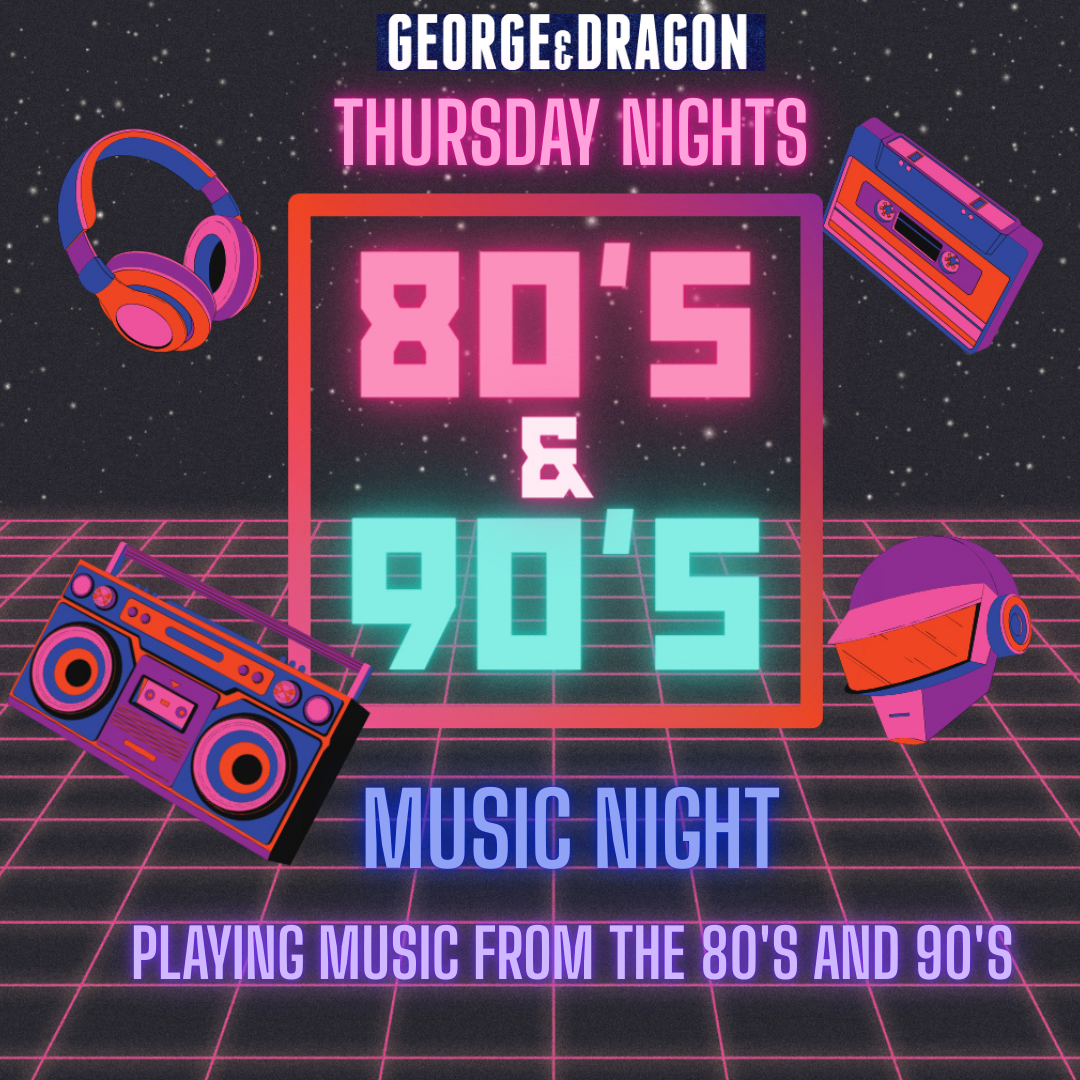 80's and 90's music night